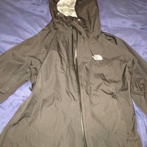 The North Face rain jacket